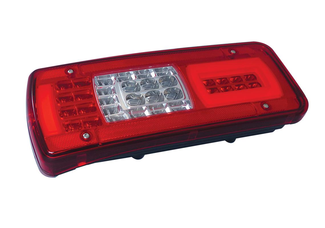 Rear lamp LED Left with HDSCS 8 pin side connector IVECO